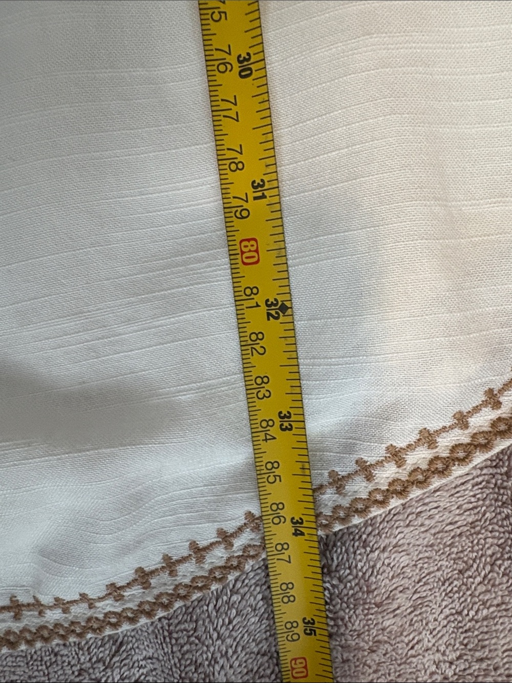 GAP White Shift Dress with Brown Contrast Stitching and Pockets - Picture 5 of 6